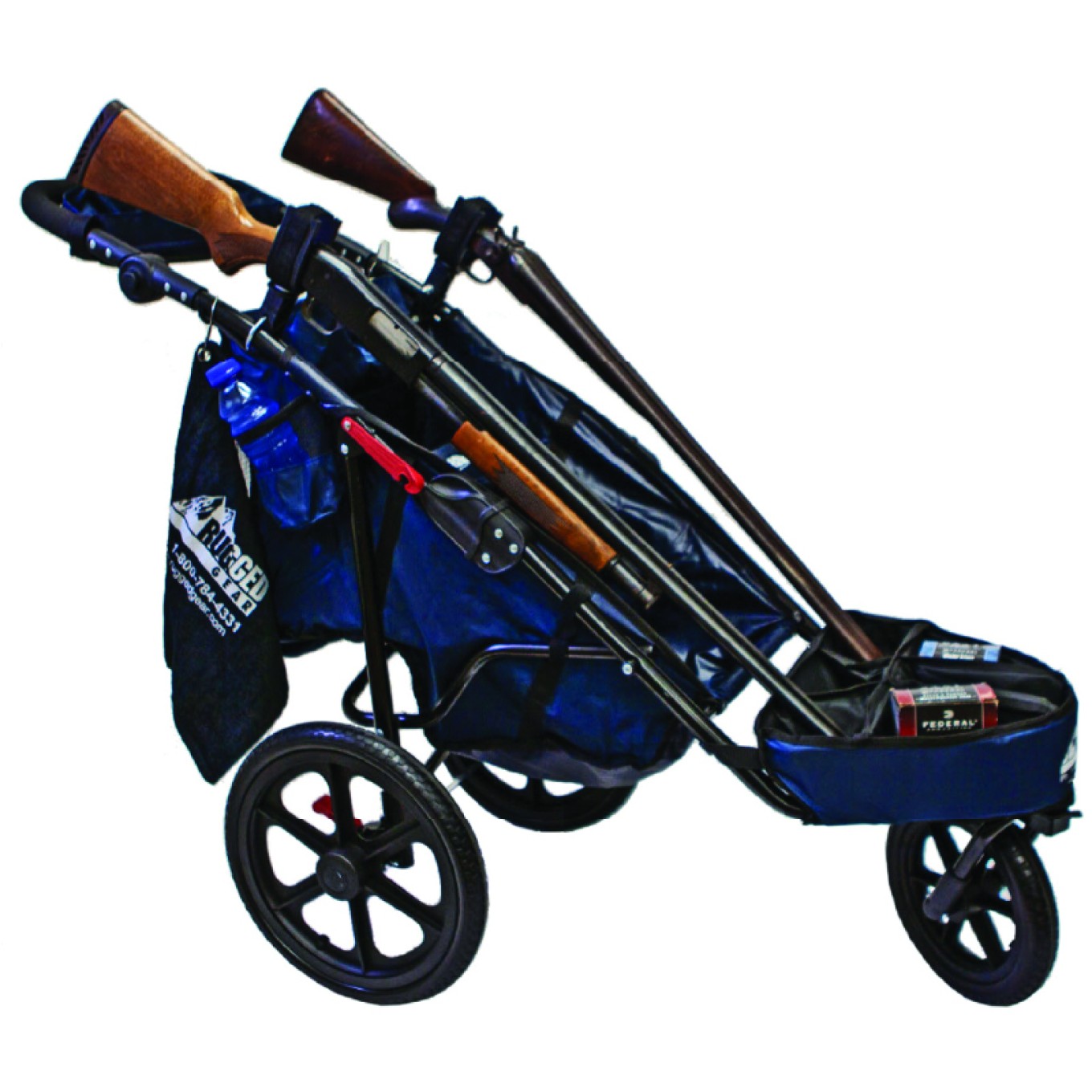 Rugged Gear 2-Gun Shooting Cart Standard